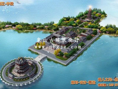 滁州寺庙建筑整体规划设计