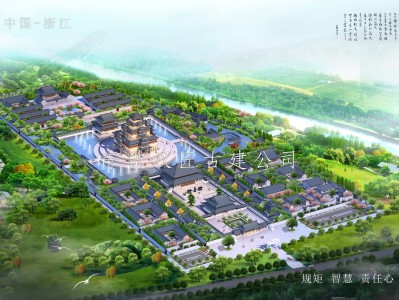 滁州古建筑工程施工方案总体规划图