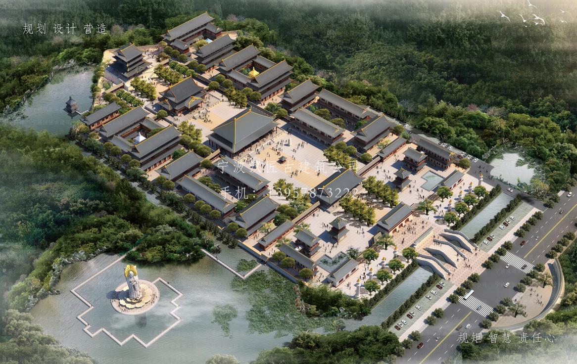 滁州护国寺重建项目工程施工